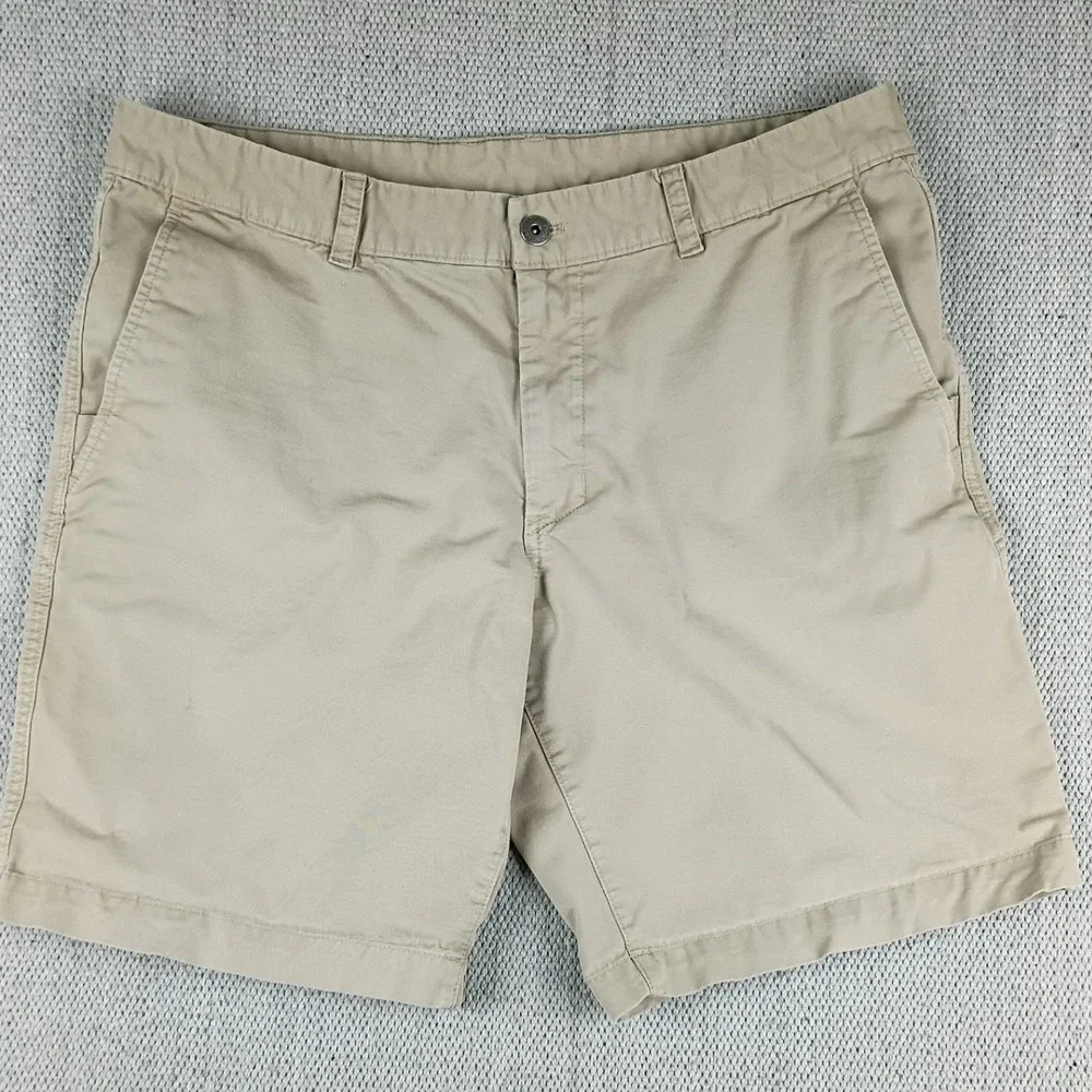 The North Face Short Mens 37 Tan Chino Hiking Stretch 5-Pocket Regular Fit Khaki